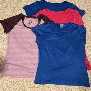 Nike, Daisy Fuentes & The North Face Active Top Lot of 4 – Women’s M/L,